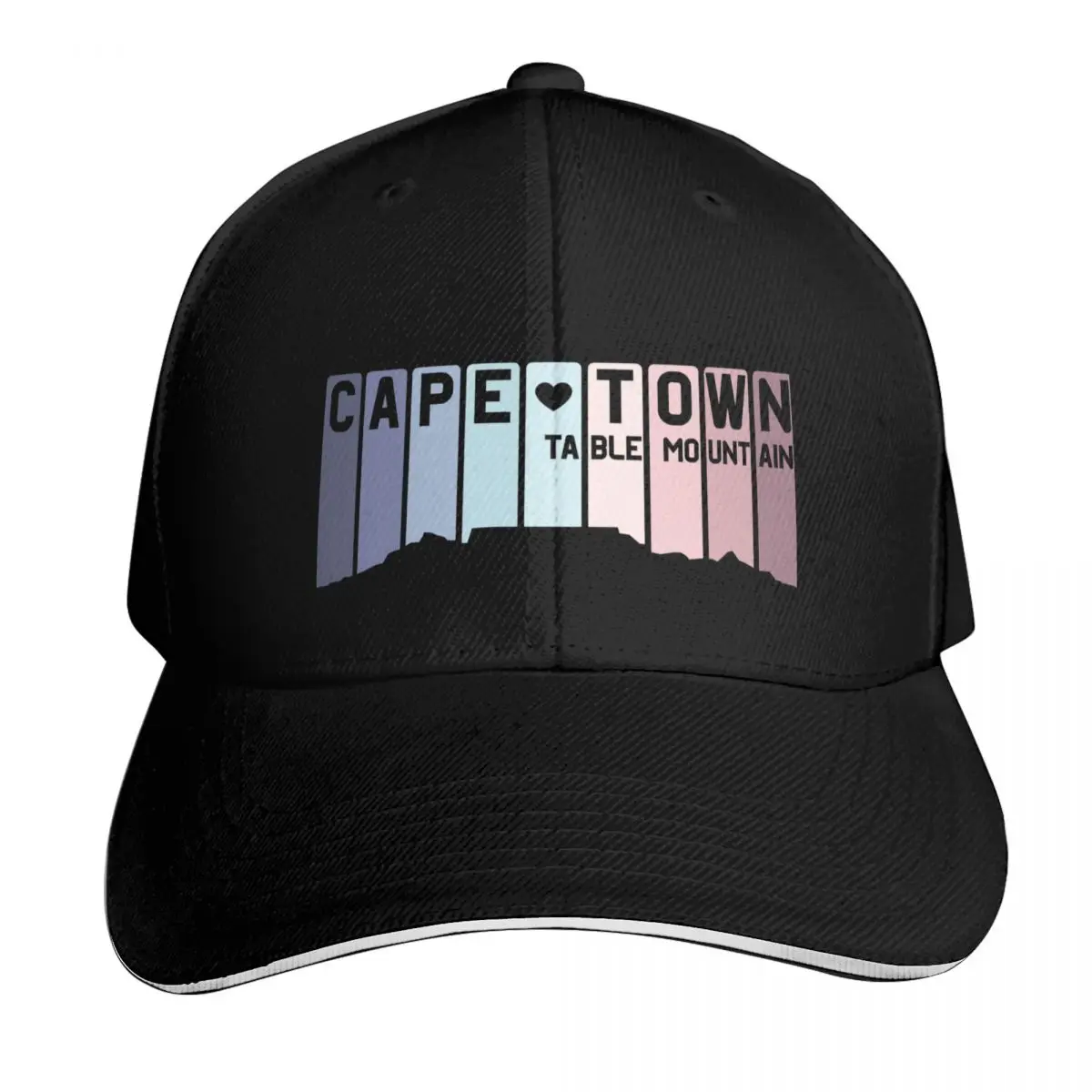 Cape Town Table Mountain Table Mountain Cape Town South Africa Baseball Cap Men Women Casual Summer Sport Sun Cap