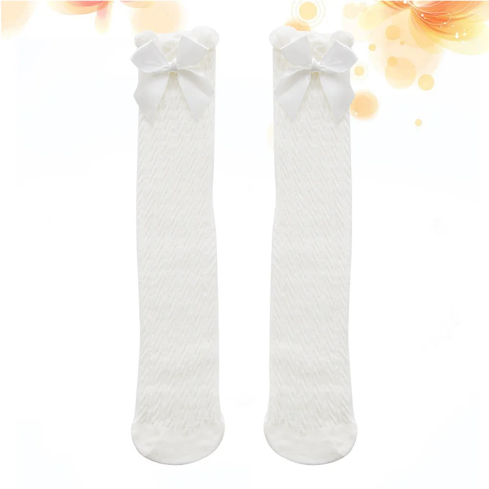 

Cute Lace Bows High Knee Girls Socks Warm Comfortable No Shrinking Fading Toddlers Long Socks Sock Sock