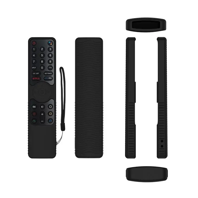 TV Stick Silicone Case With Anti-Lost Lanyard Protection Shockproof For 4S XMRM-010 X10 Smart Remote Control Protective Cover