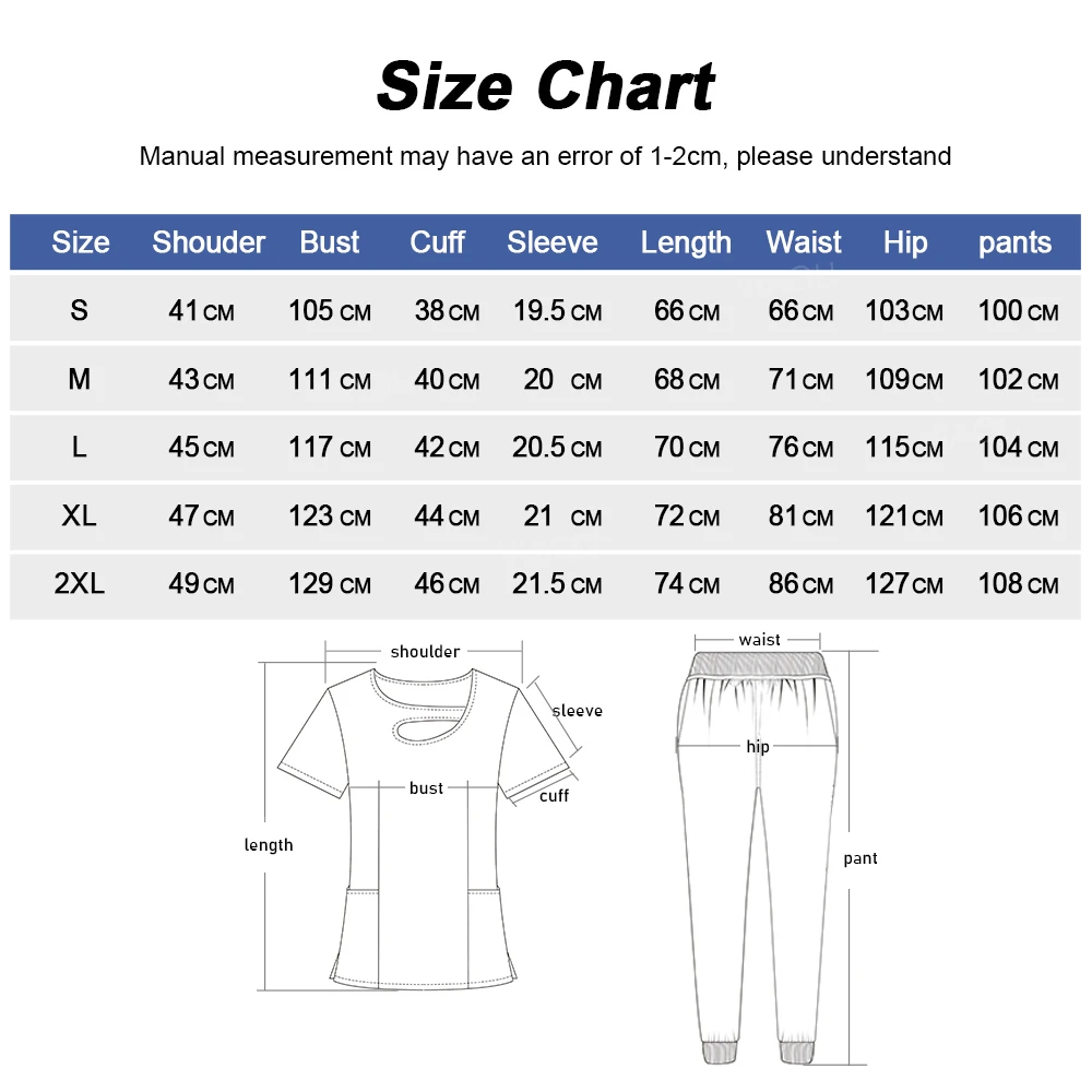 Medical Uniforms Women Nurse Accessories Aesthetic Uniforms Beautician Nursing Cleaning Work Clothes Pediatric Nurse Scrubs Wear