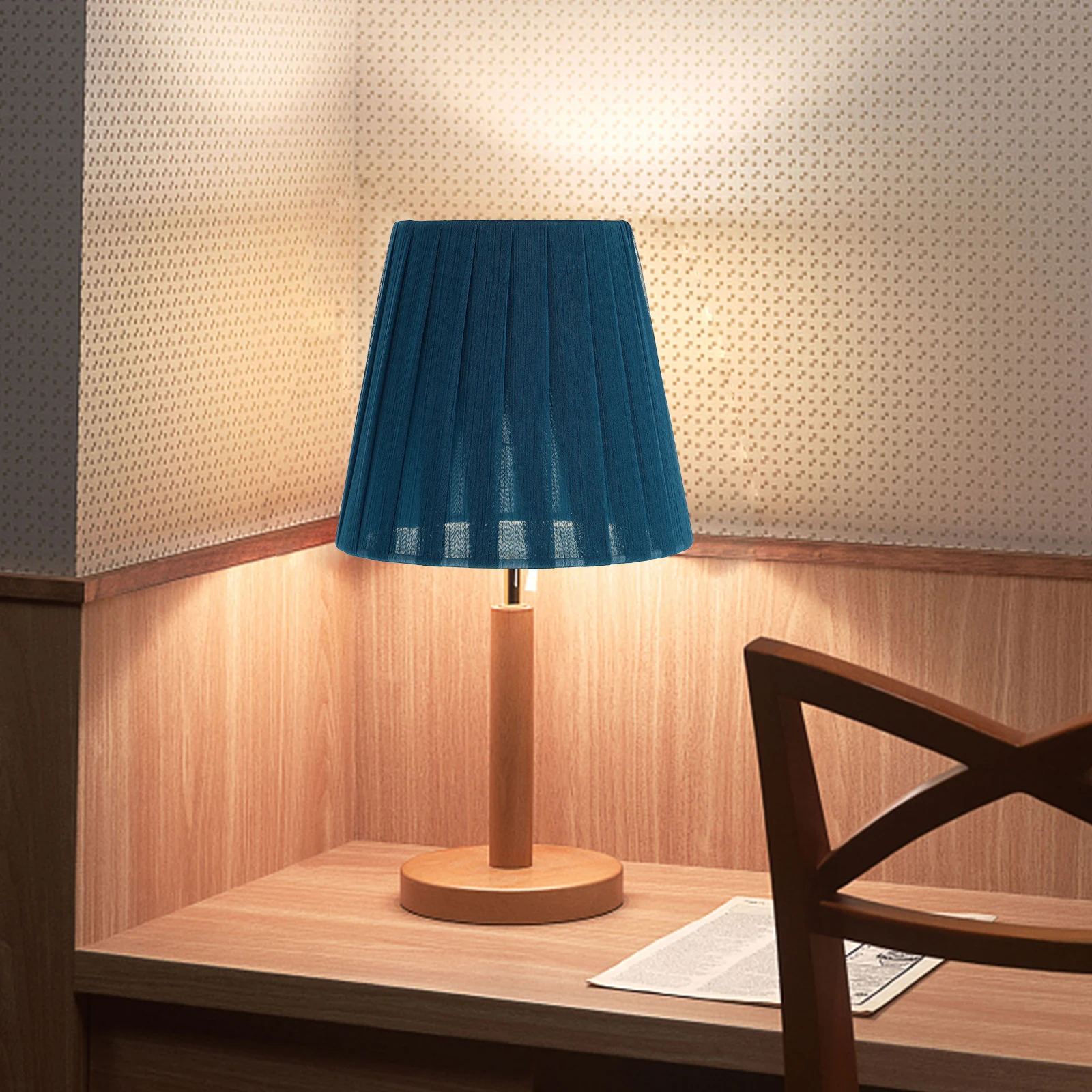

Fabric Lampshade Accessory Simple Cloth Shade Dust Protection Bedroom Living Room Study Office Premium Material