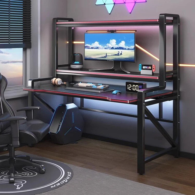 

home student Computer desk dormitory e-sports game Simple Bedroom study table Office Writing long gaming desk home furniture