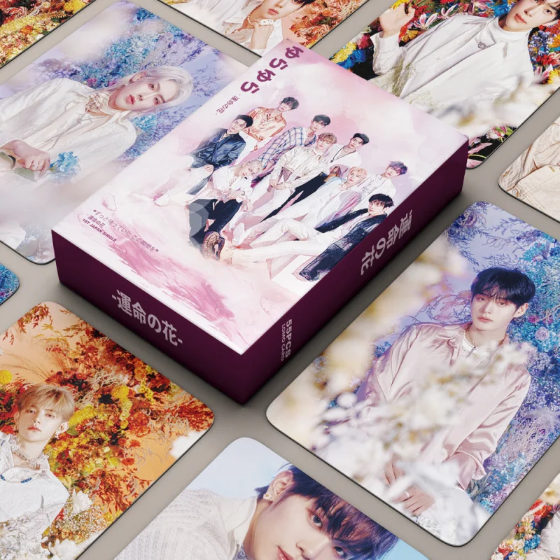 Nuova Zerobaseone Small Card ZB1 1ST Japan Single 'FateのFlower' Lomo Card-image