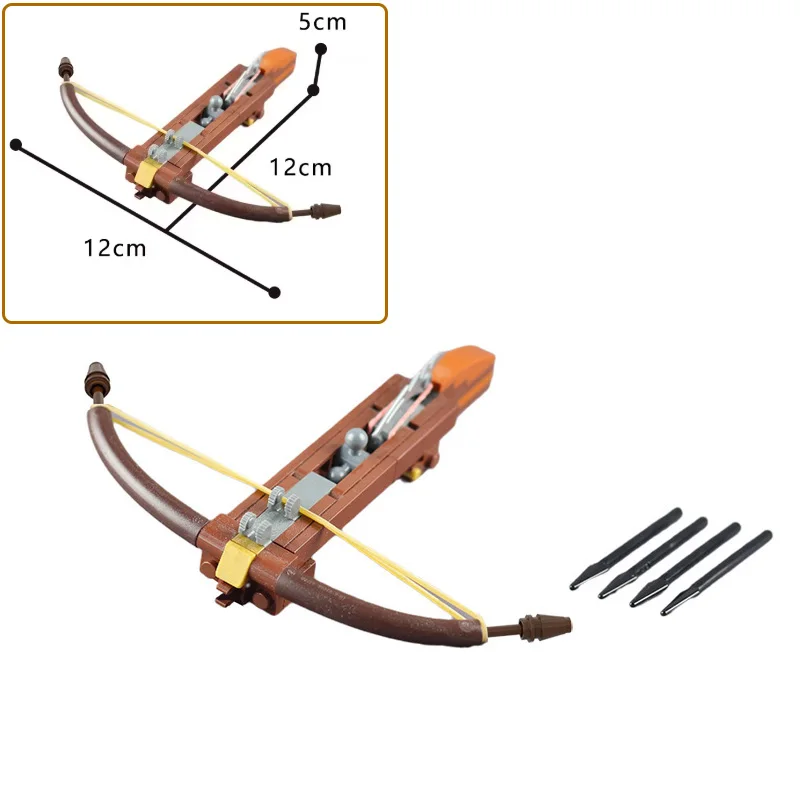 

Military Series Bow And Crossbow Mini Building Blocks Set Shooting Game Assembled Crossbow Educational MOC Bricks DIY Toys Gifts