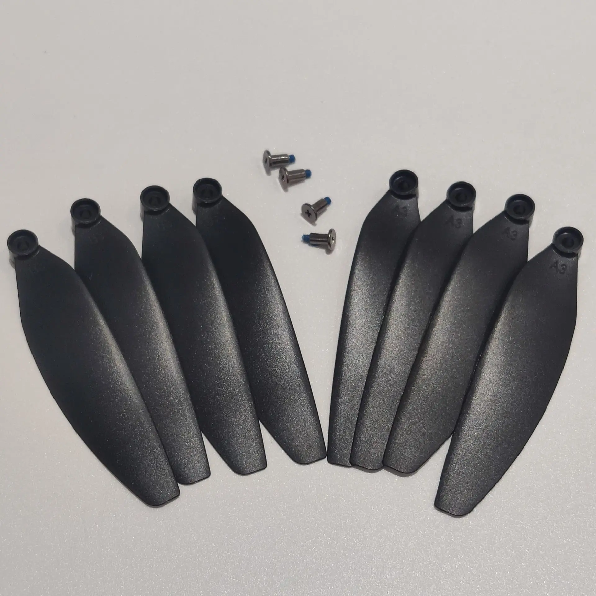 8PCS New K12Max Drone Brushless Motor Three Camera HD Aerial Photography RC Quadcopter Fan Spare Parts Blade Propeller K12 Maple