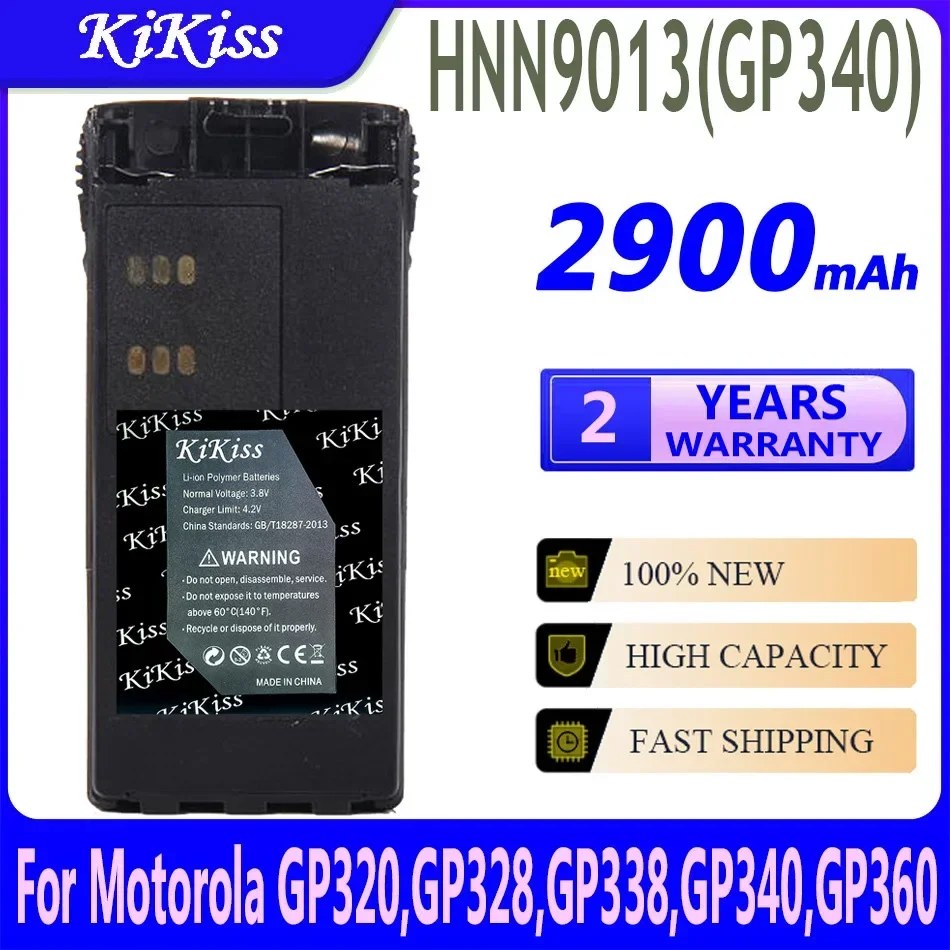 2900mAh KiKiss Powerful Battery HNN9013 (GP340) for Motorola GP320, GP328, GP338, GP340, GP360, GP380