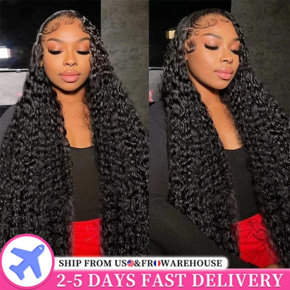 

13x4 Deep Wave Frontal Wig Brazilian Curly Human Hair Wear And Go Wigs For Women Water Wave Human Hair 13x6 Lace Frontal Wigs