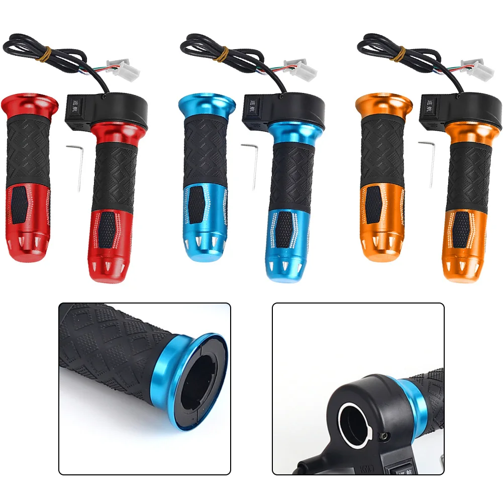 

Waterproof For electric scooter throttle speed controller handle for bicycles tricycles with ergonomic raised grip design