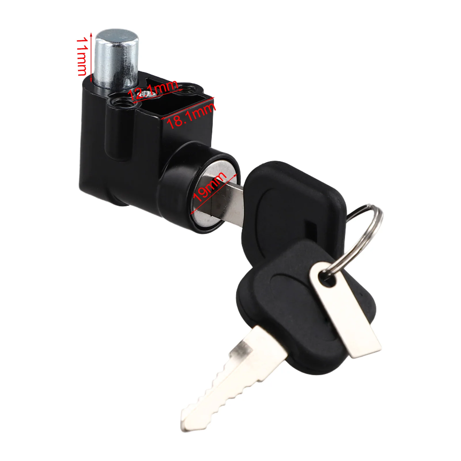 Electric Bicycle Battery Compartment Lock 11/20mm Metal Power Lock Key For Hailong Battery Case 1-2 Battery Accessories