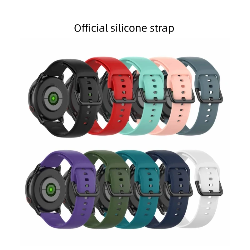 Bracelet de montre en silicone pour Amazfit, GTS 4 Mini, 3, 2, GTS 2 Mini, GTR, 2e, Pro, haute qualité, 20mm, 1PC