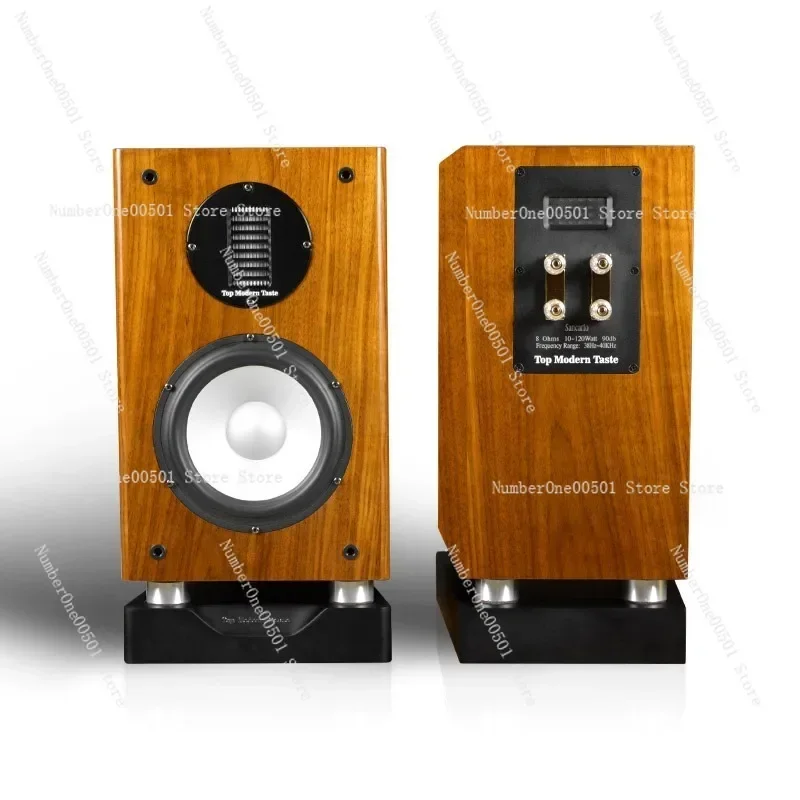 Double treble audiophile grade 2.0 passive 6.5 /7 inch ceramic household two-way speaker (San Carlo does not include a tripod)