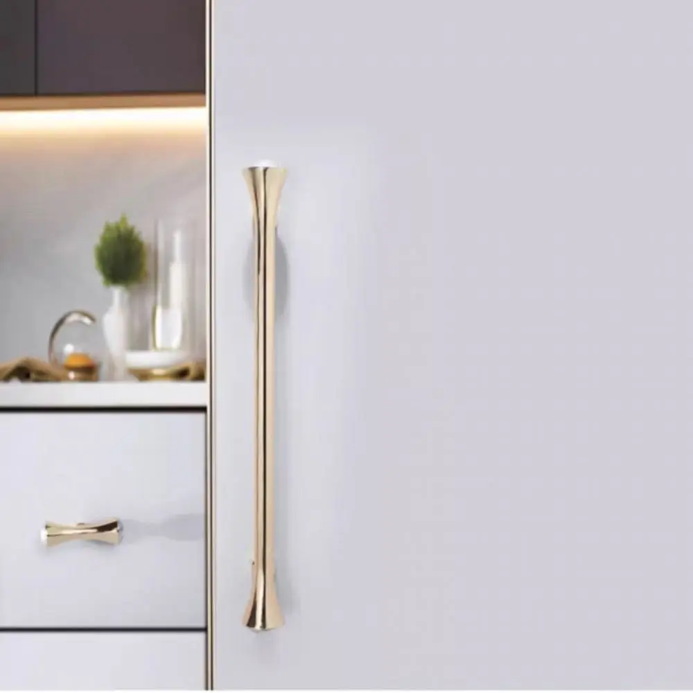High-End Crystal Cabinet Door Handle Gold French Style Wardrobe Closet Pull Light Luxury Gray Drawer Knobs Wardrobe