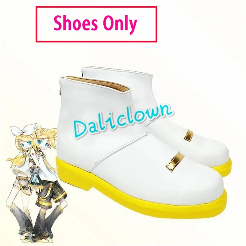Rin Len Cosplay Sailor Uniform Costume Full Set Shoes Wig Anime Brother Sister Twins Halloween Party Carnival Costume Women Men