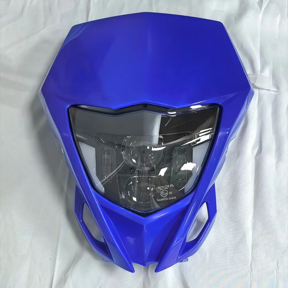 For Yamaha WR 250 450 F WR250F WR450F 2012-2018 LED Motorcycle Headlight Hi-Lo Beam W/ DRL Lamp Mask Fairing Light Assembly E24