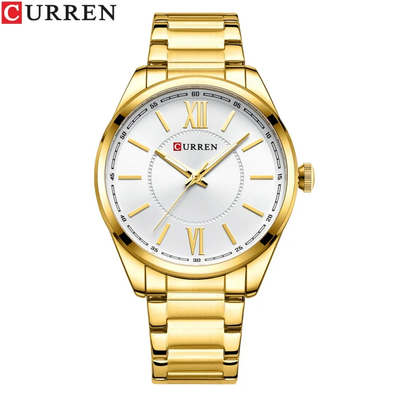 

Curren 8423 Men's Quartz Business Casual Steel Belt Watch