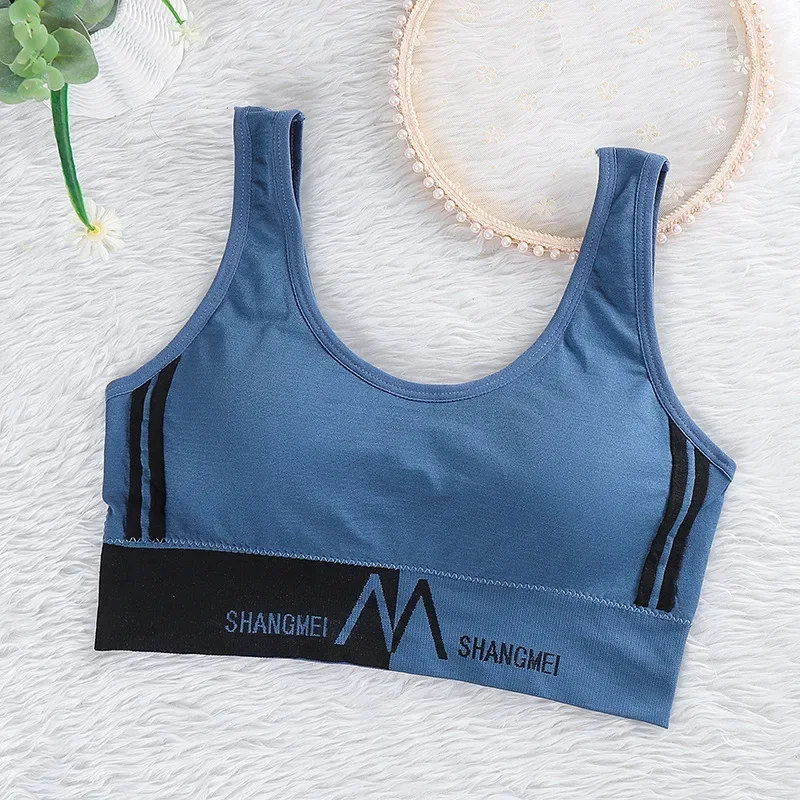 Summer Women Comfortable Seamless Large U Sports Bra For Cup Running Yoga Gym Crop Top Women Push Up Sport Bra Top New