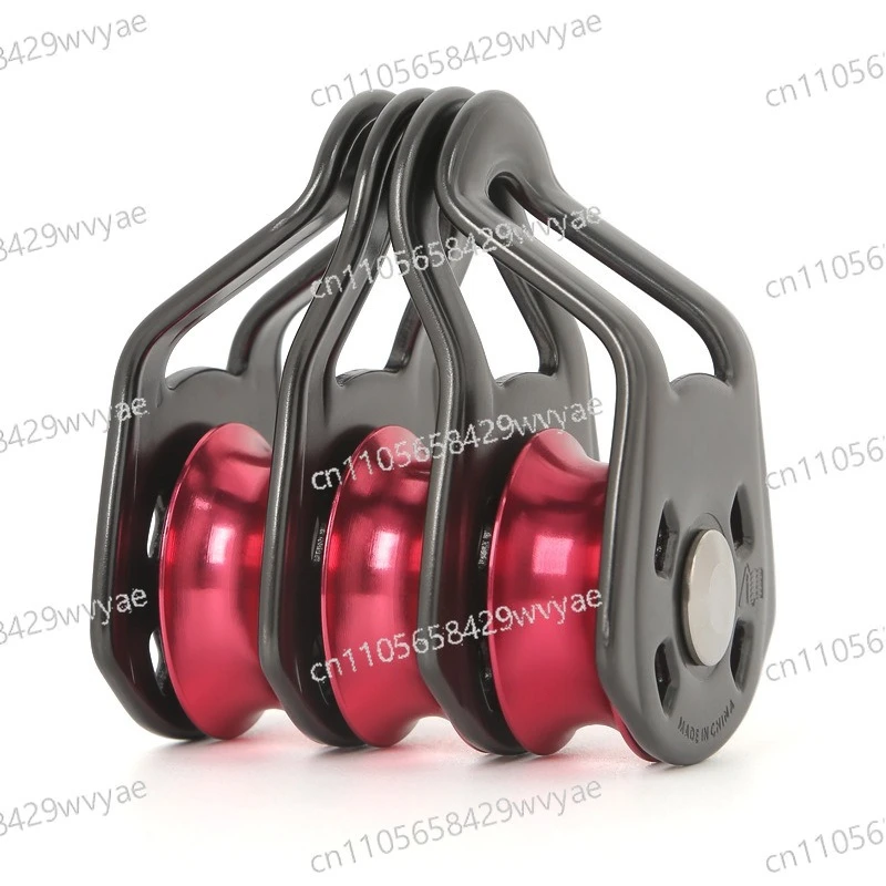 Three Pulley Hook Pulley System Labor-saving Lifting Slide Rope Climbing Heavy Cargo Transportation Equipment