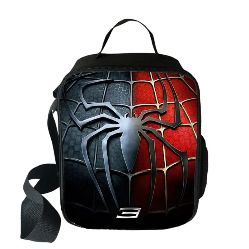 

Spiderman Lunch Bags Boys Girls Food Portable Insulated Lunch Box Fashion Cartoon Children School Lunch Bags Gift