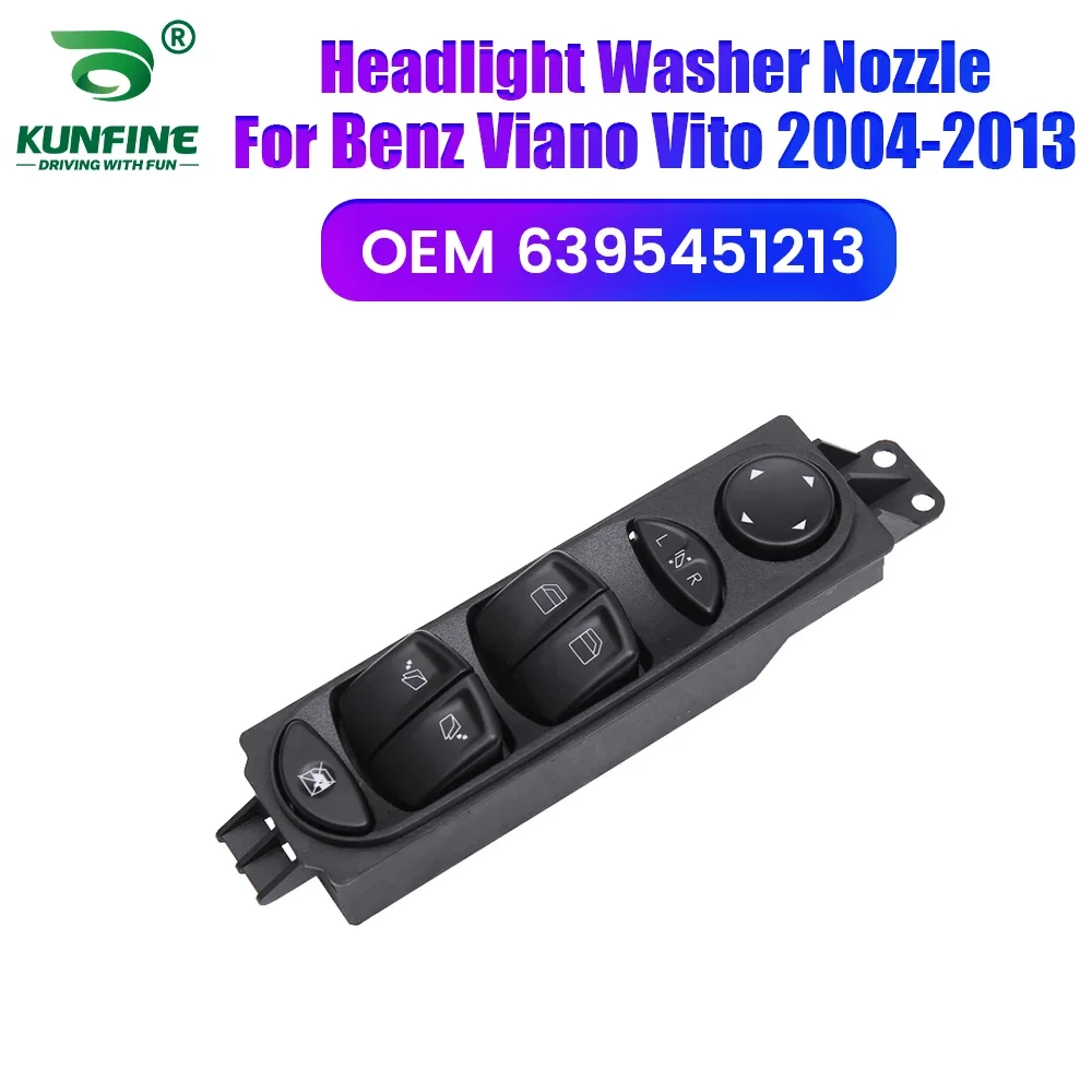 

Кнопка управления стеклоподъемником передней левой двери для Mercedes-Benz Viano Vito 2004-2013, номер детали. 6395451213