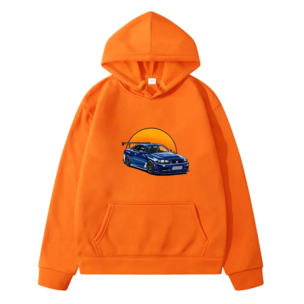 Hot Wheels Child Hoodies Girls Harajuku Graphic Long Sleeve Classic Car Boys Hip Hop Fleece Pullovers Japanese Anime Sweatshirts