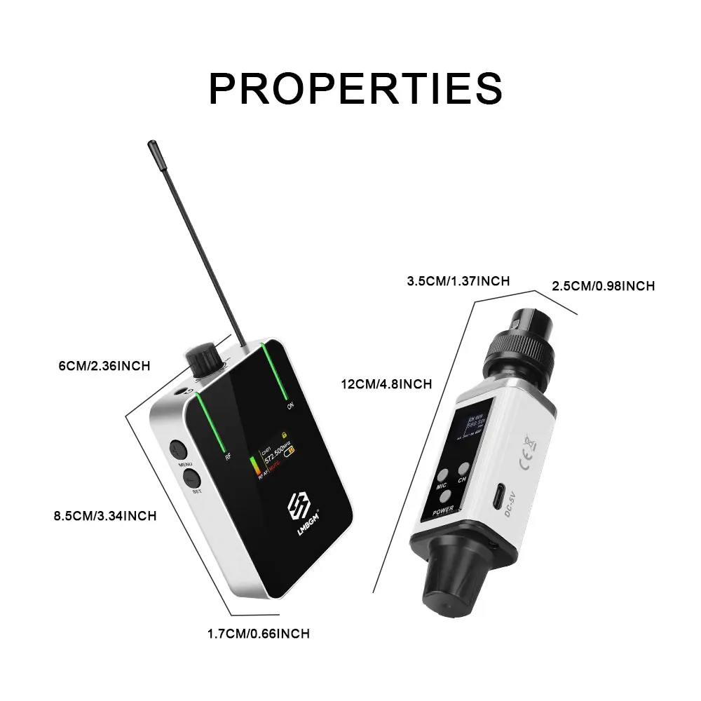 LMBGM AR9 In-Ear-Mono-Monitor mit 16 Signalkanalen und hochauflösendem TFT-Bildschirm, geeignet für Aufnahmestudios und Besprechungen – Detail 9