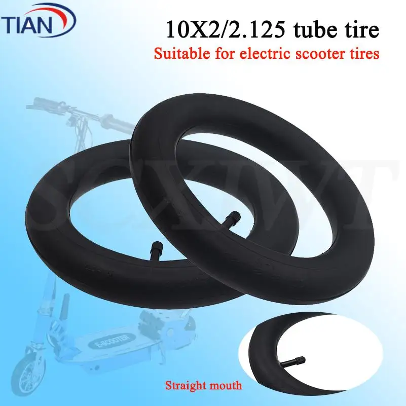 

Butyl rubber New Straight mouth 10x2/2.125 inner tube high-quality Suitable for electric scooters