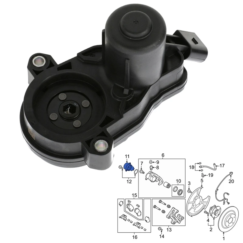 Car Brake Caliper Adjust Motor KA0G-26-8EXA For Mazda CX-5 CX5 C-X9 CX9 2016-2019 Electronic Handbrake Unit KA0G268EXA Parts