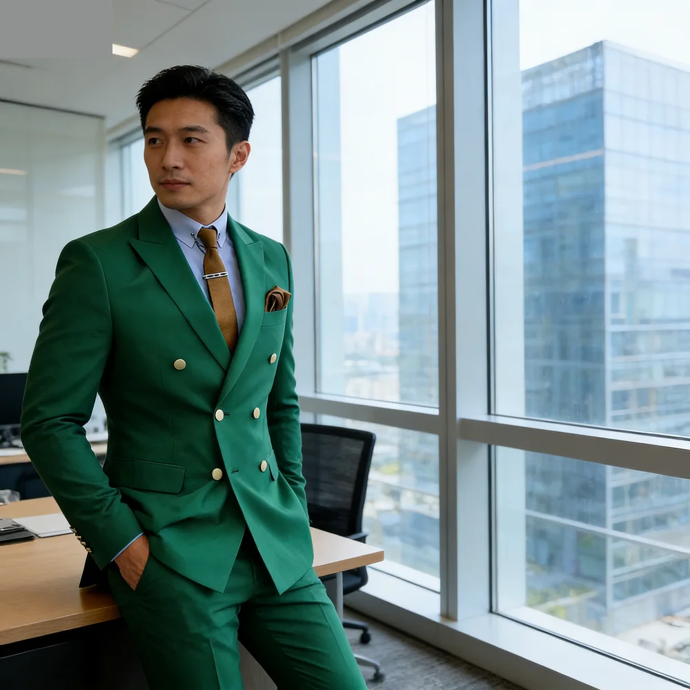 

Мужской деловой костюм-смокинг Slim Fit в клетку, комплект из 2 предметов: пиджак, жилет и брюки для жениха/подружки жениха на свадьбу