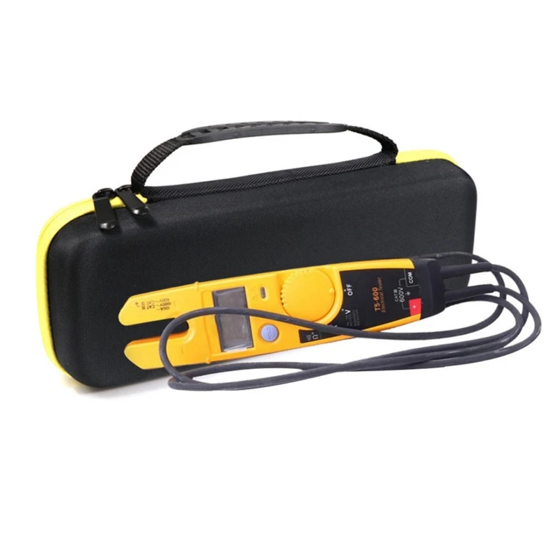 A47U Multimeter Storage Bag Carrying EVA Bag Hard Protect Box Protective Bag for Fluke Digital Voltmeter T5-1000/T5-600