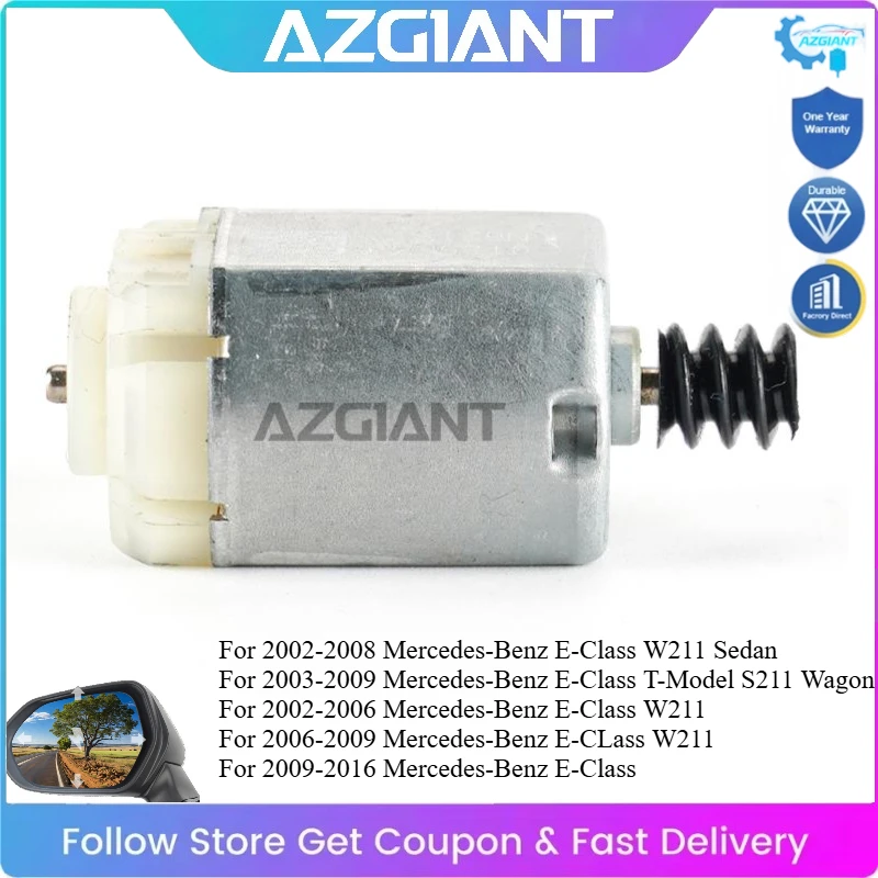 

AZGIANT for 2001-2006 Benz E-CLass Car Side Rearview Mirror Adjust Actuator Repair Inner Motor Original Parts Durable Replace