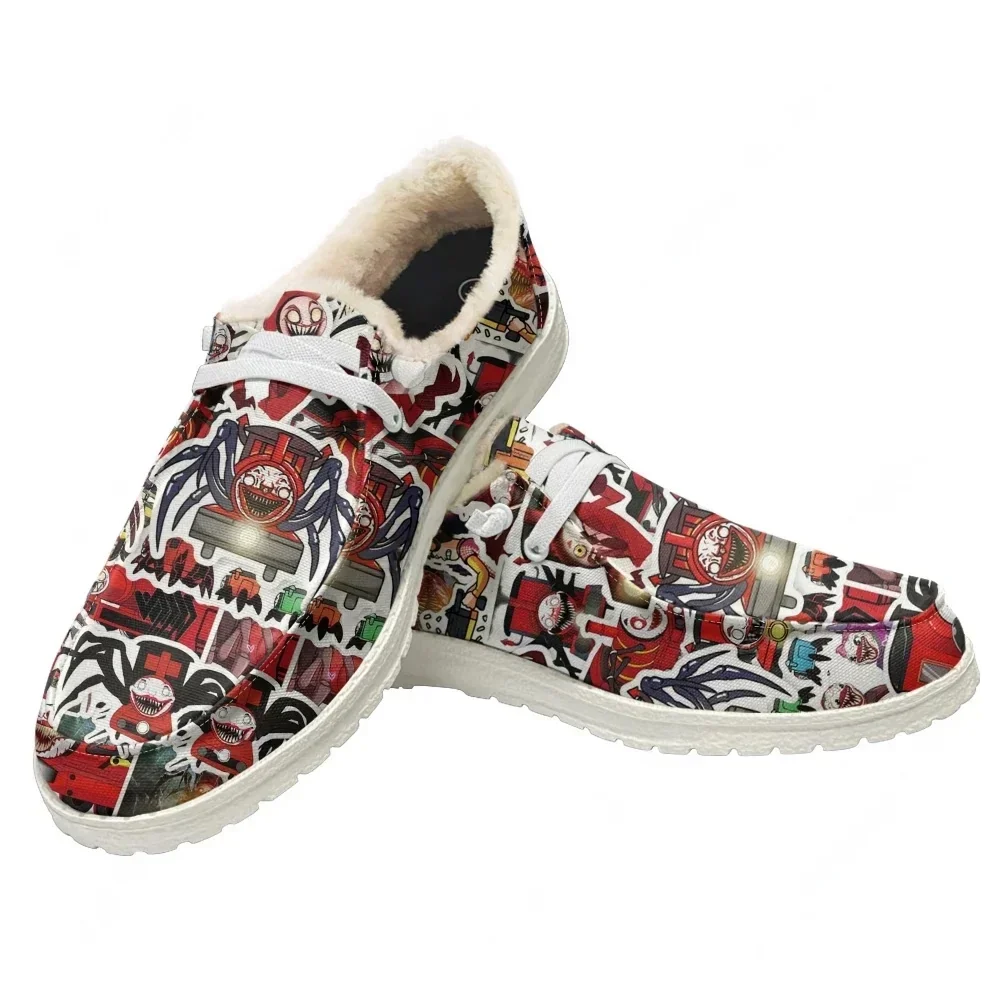 

Choo Choo Charles Plush Casual Shoes Flat Shoe Men Woman Breathable Casual Outdoor Lightweight Footwear Couple Custom Made Shoe