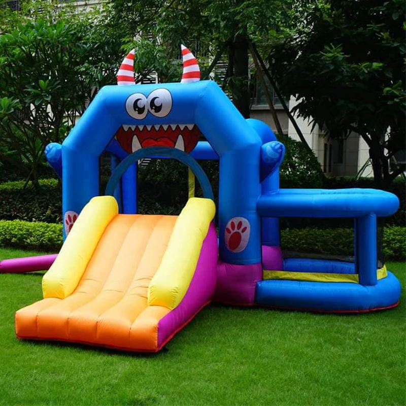 

Hot Sell Indoor and Outdoor Inflatable Bounce House Children's Fun Game Jumping Bouncer with Slide and Trampoline