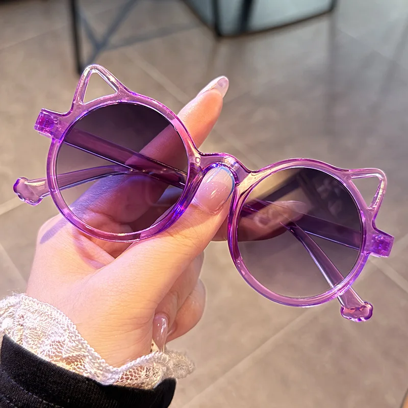 Mädchen Jungen Niedliche Tier Cartoon Ohren Sonnenbrille Outdoor Sonnenschutz Kinder Schöne Vintage Sonnenbrille Schutz Klassische Kinder