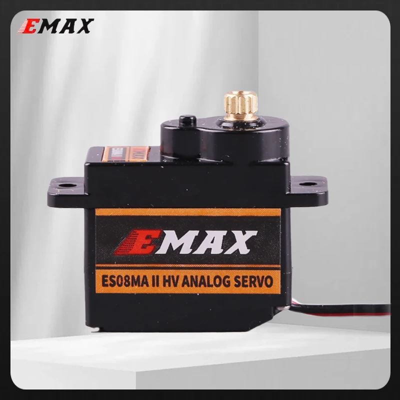 EMAX ES08MA II HV 6V-8.4V 12g Metal Gear Servo analogico per RC UAV/elicotteri/aereo/camion/barca/accessori per auto