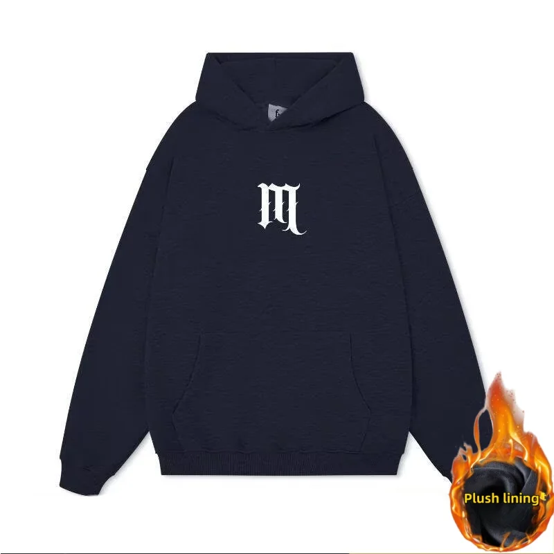 Autumn Graphic Printing Vintage Hoodies for Men and Women Couples Hip Hop Casual Loose Travel Women Hoodie Plush Women Pullovers