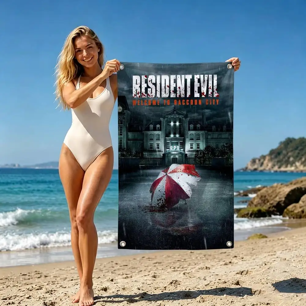 Requiem R-Resident E-Evil Game  Flags for Bedrooms Home Decor Items Outdoor Decors Garage Decoration Flaga