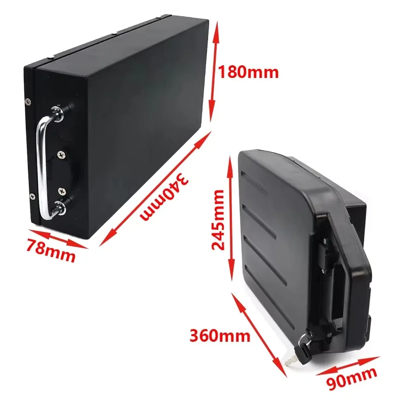 Compatible with Citycoco X16 X7 Models - 60V 20Ah-50Ah Waterproof Lithium Battery, 250W~1500W, 67.2V Charger Included