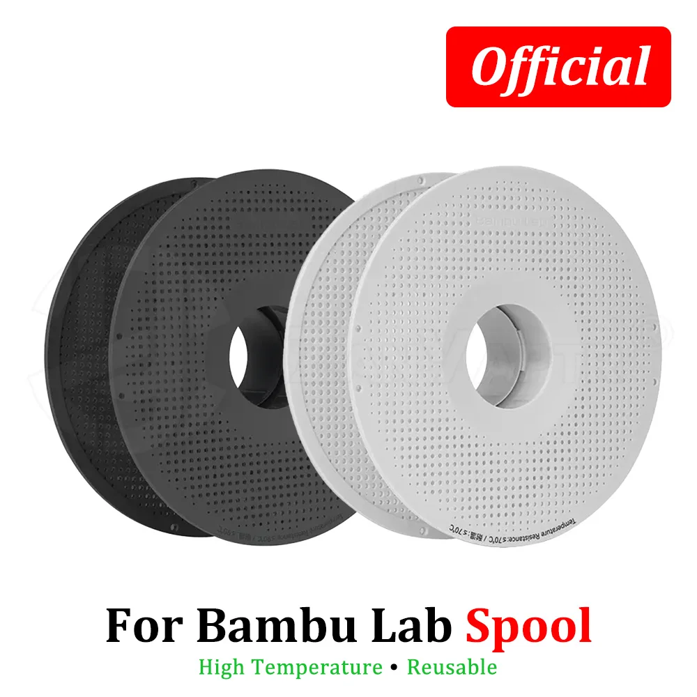 For Bambu Lab 3D Printer High Temperature Material Rack Reusable Spool Filament Compatibility Reusable Spool AMS Filament Refill