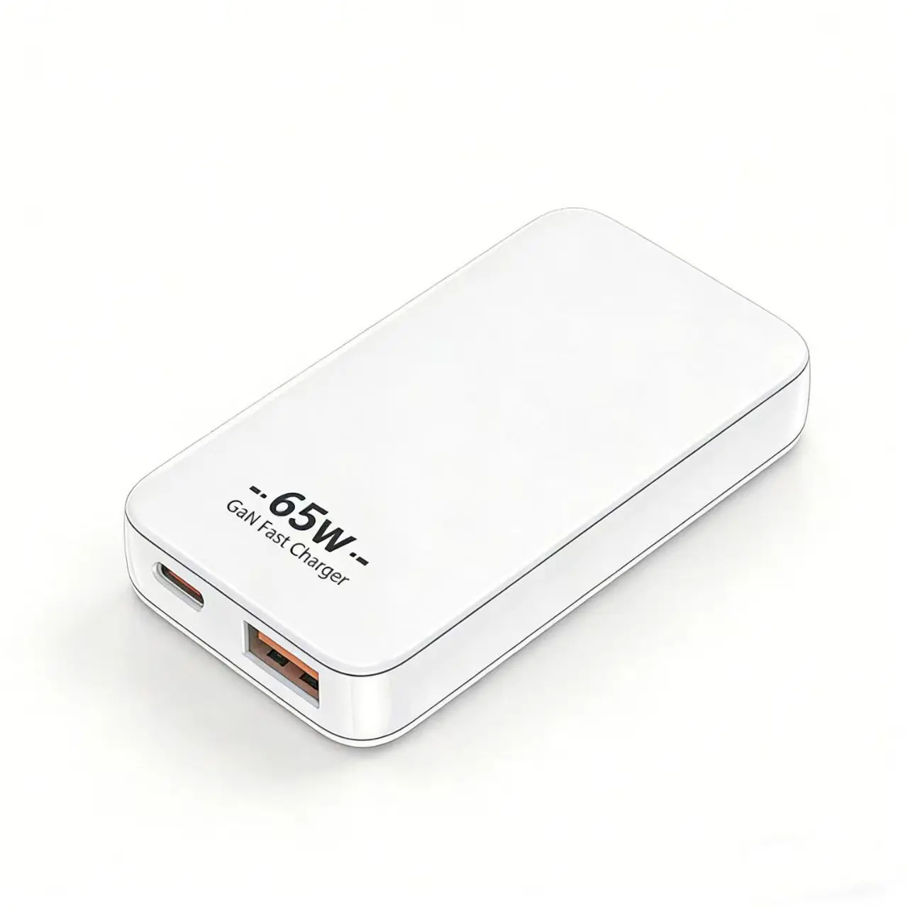 PD 65WGaN ultra-thin gallium nitride plug USB-C dual port fast charger with multi country travel plugs for the United States/Eur