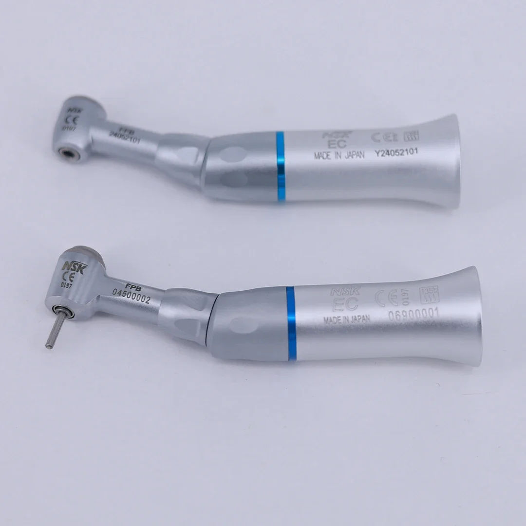 NSK FFB/FPB Dental 1:1 Direct Drive Contra Angle Low Speed Handpiece Contra Angle Handpiece CA-burs Ø 2,35 mm/FG-burs 1,6 mm