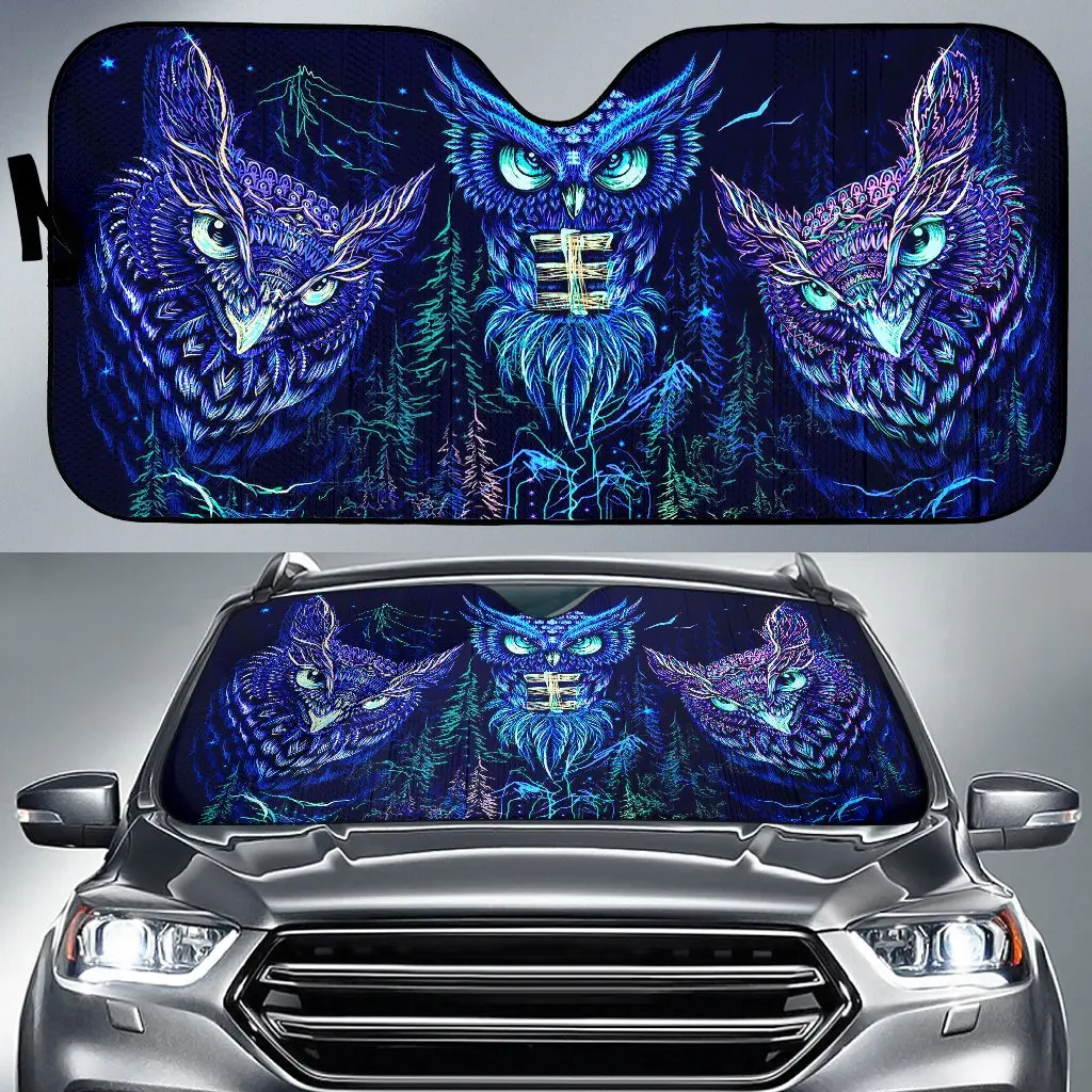 

Owl Mystical Animal Car Sun Shades Amazing Gift H032720