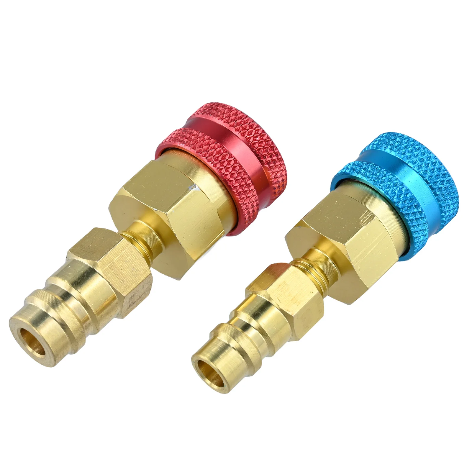 

Комплект адаптеров для быстрого соединения R1234YF, 2 шт., комплект для переоборудования R1234YF в R134A, адаптер быстрого соединения с высокой/низкой стороны