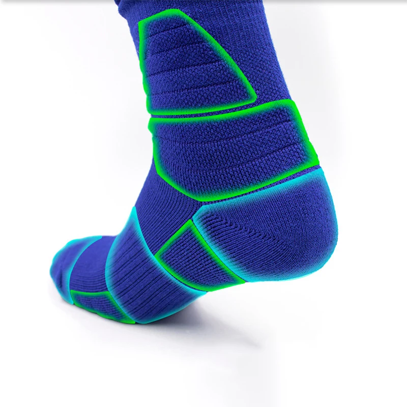 1 Pairs Professional Anticollision Thick Cotton Knee-high Socks Men 2026 Comfortable Non Slip Football Socks Men's Rugby Socks view 4