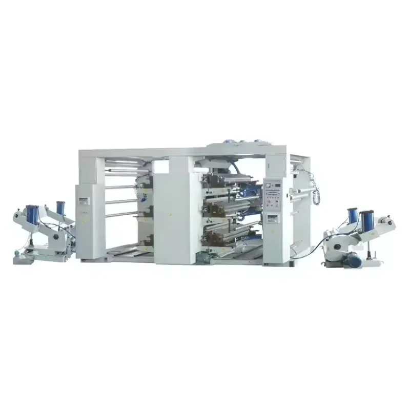 YG Customized Reliable 6-Color Automatic Flexographic Printing Machine For Paper And Plastic Bag Label Printing With Letterpress