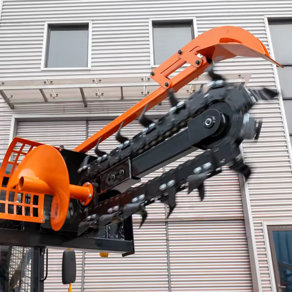 Mini Skid Steer Chain Trencher Attachment image