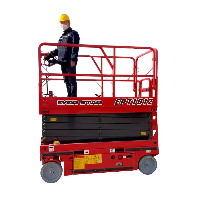 2025 Self-propelled Full Electric Motor Tracked Mobile Aerial Elevating Scissor Lift Work Platform