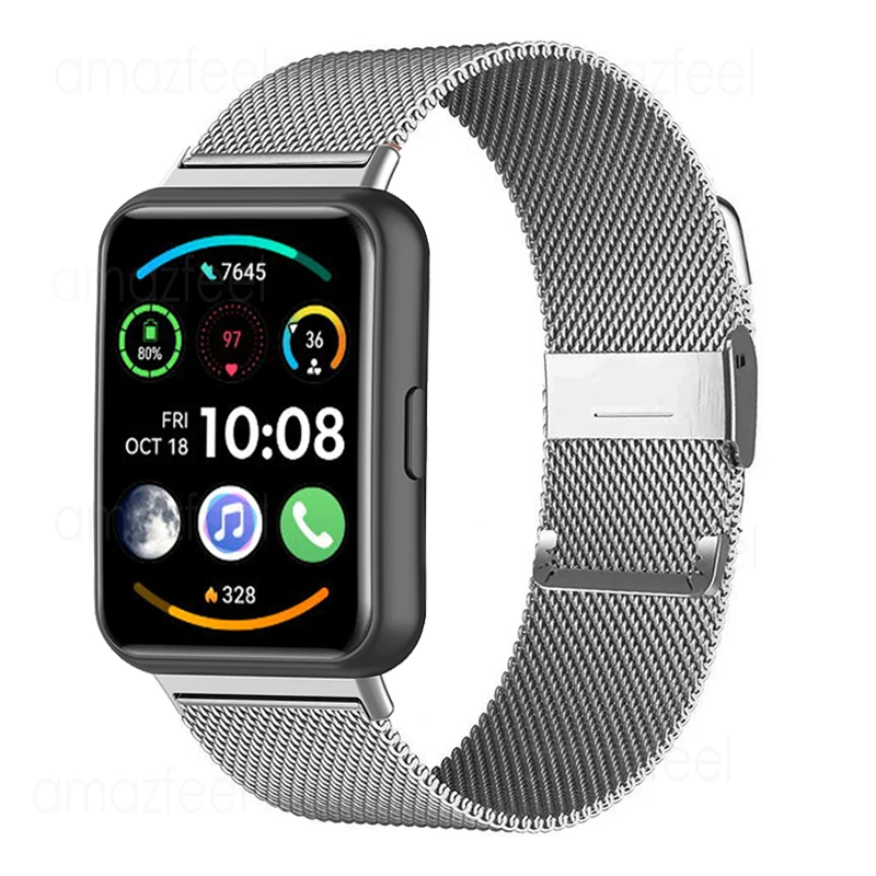 Metal Watchband For Huawei Watch Fit 2 Smart Watch Band Accessories Metal Strap For Huawei Watch Fit Bracelets Correa