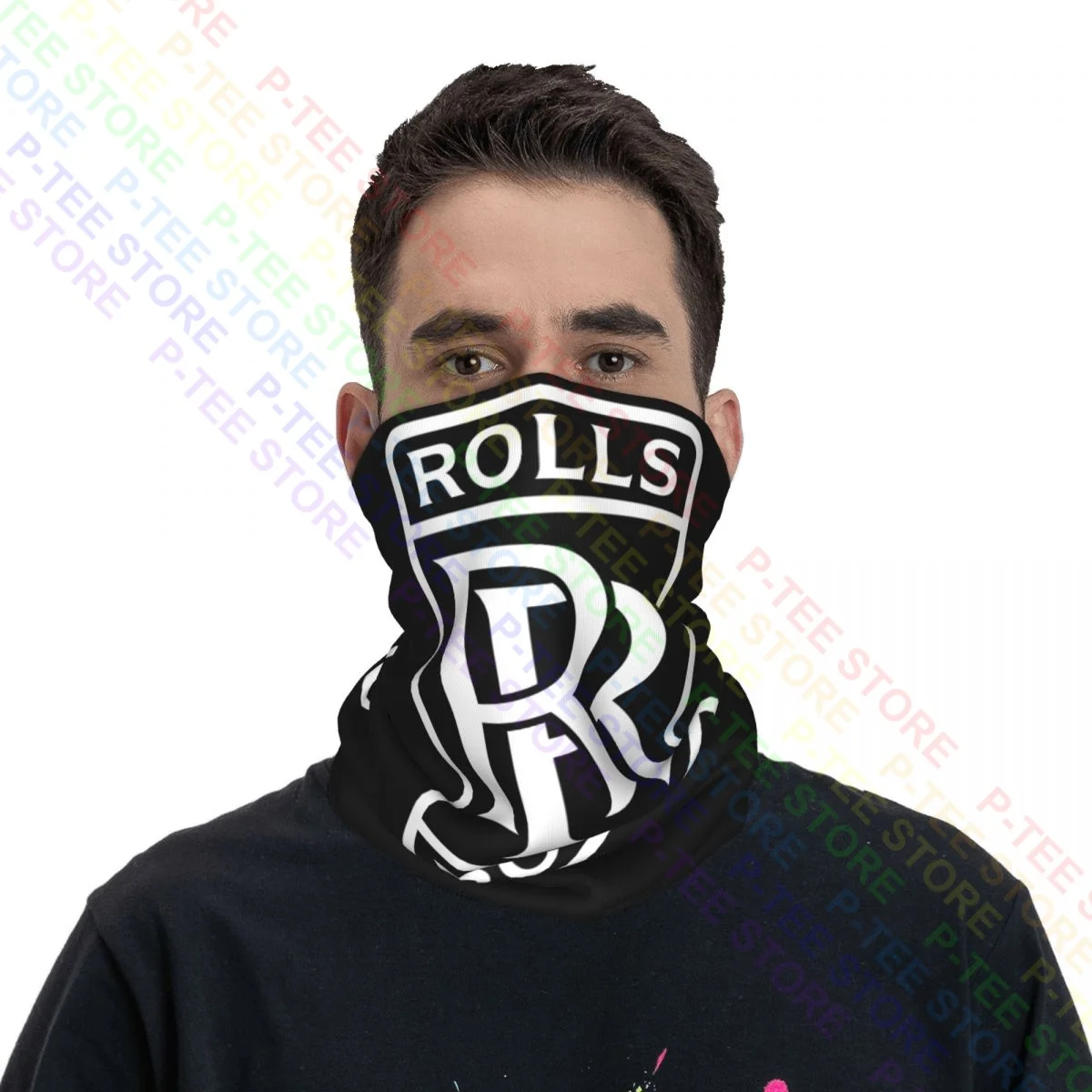 Rolls Royce Luxury Car Phantom Coupe Ghost Neck Gaiter Bandana Scarf Face Mask Hiking Camping Sun Protection