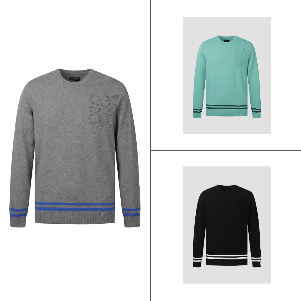 

ST ANDREWS Sports Style! Men's Golf Trendy Knitted Sweater! Classic and Versatile, Luxurious Design, Soft To The Touch!