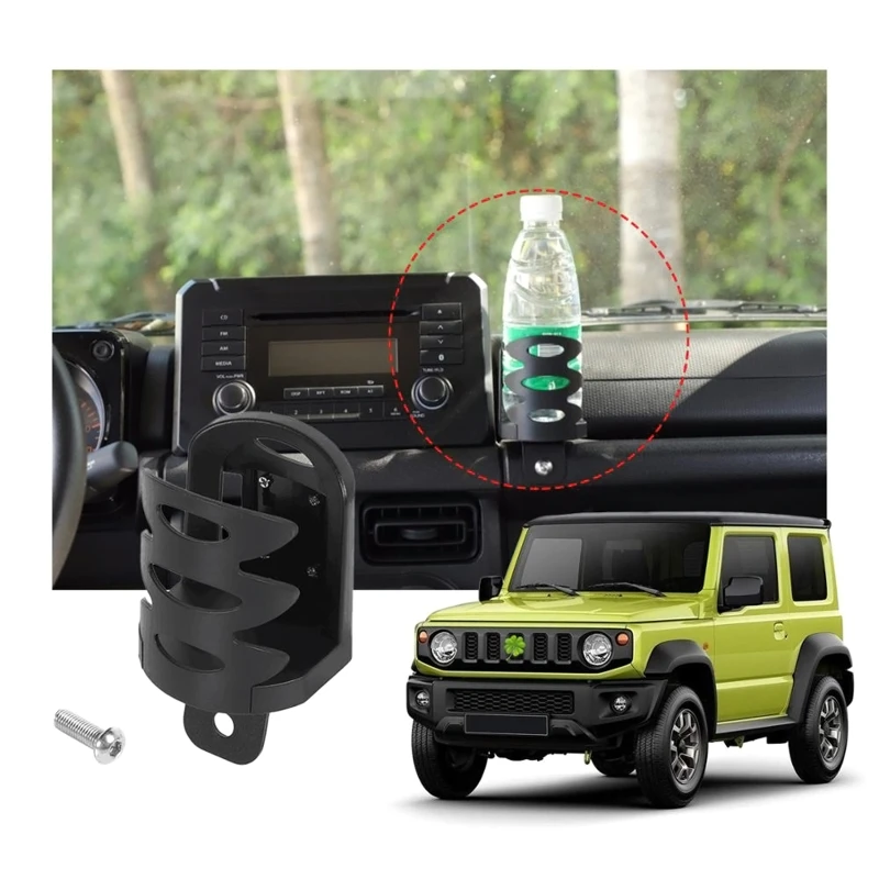 Screw On Car Cup Mount Drink Holder Barrel Milktea Beverage Coffee Holder Water Cup Drink Holder Barrel Screw On